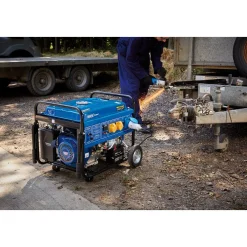 Draper Expert Petrol Generator with Wheels, 6000W