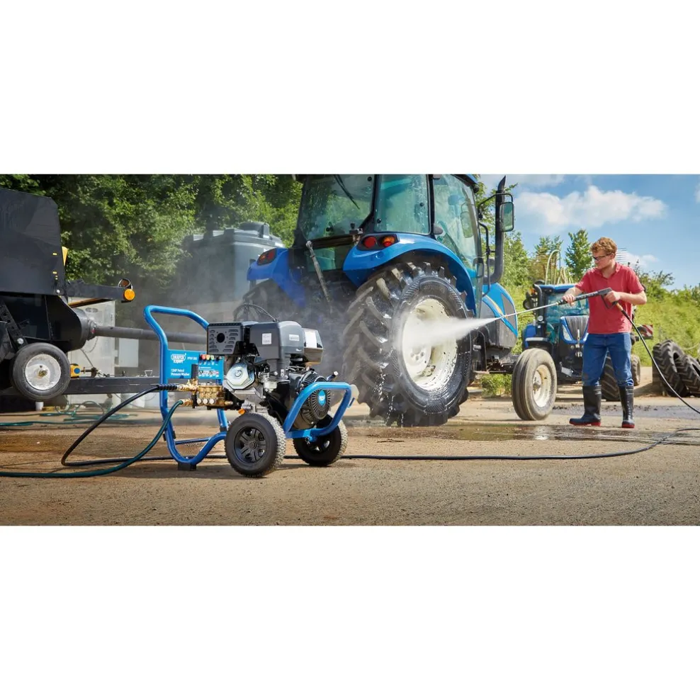 Draper Expert Petrol Pressure Washer, 13Hp