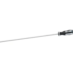Draper Expert Plain Slot Extra Long Reach Soft Grip Screwdriver, 8 x 450mm
