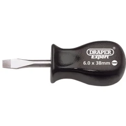 Draper Expert Plain Slot Mechanics Screwdriver, 6 x 38mm