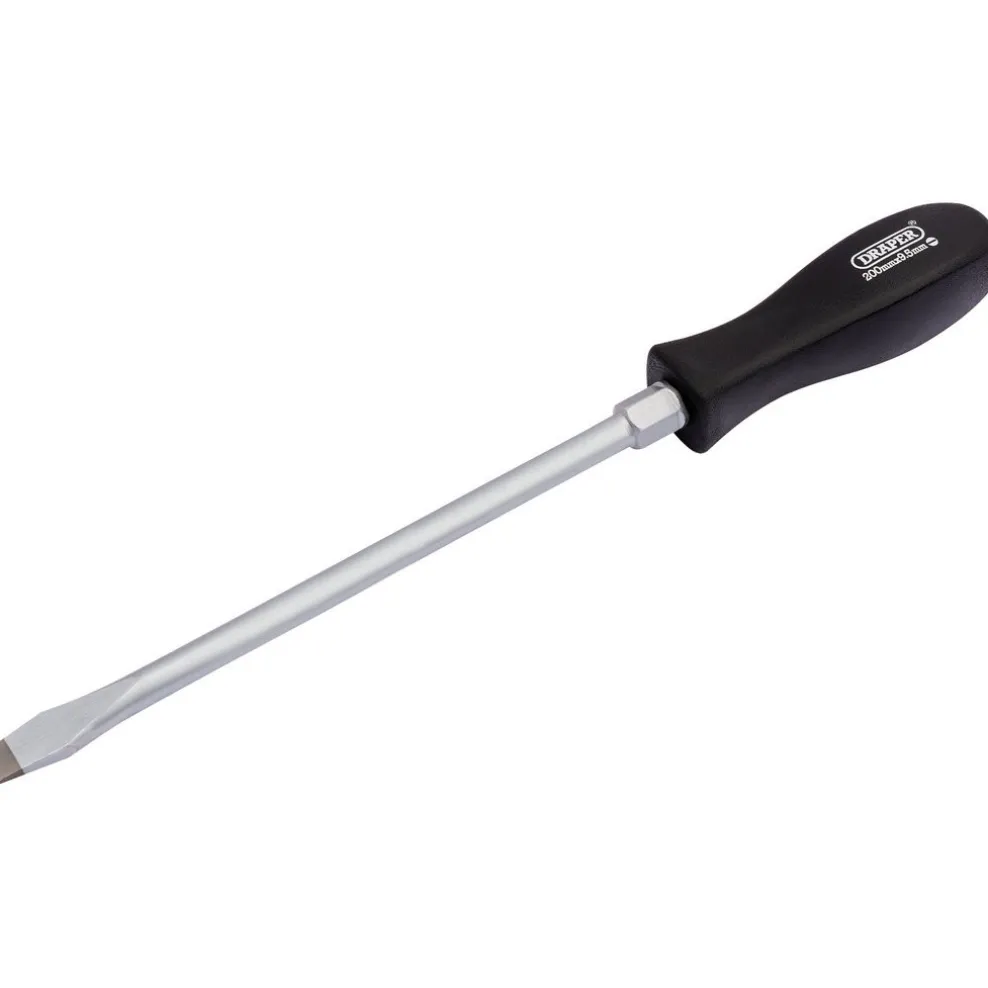 Draper Expert Plain Slot Mechanics Screwdriver, 9.5 x 200mm