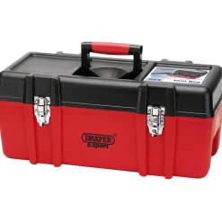 Draper Expert Plastic Tool Box with Tote Tray, 580mm