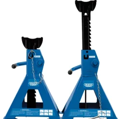 Draper Expert Pneumatic Rise Ratcheting Axle Stands, 3 Tonne (Pair)