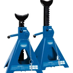Draper Expert Pneumatic Rise Ratcheting Axle Stands, 5 Tonne (Pair)