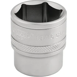 Draper Expert 6 Point Imperial Socket, 3/8" Sq. Dr., 13/16"