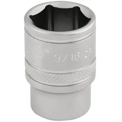 Draper Expert 6 Point Imperial Socket, 3/8" Sq. Dr., 9/16"