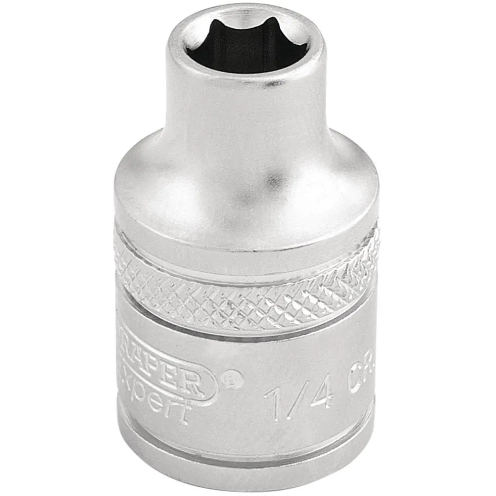 Draper Expert 6 Point Imperial Socket, 3/8" Sq. Dr., 1/4"