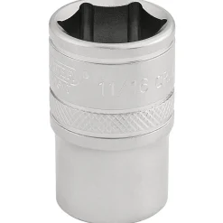 Draper Expert 6 Point Imperial Socket, 1/2" Sq. Dr., 11/16"