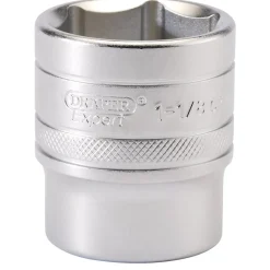 Draper Expert 6 Point Imperial Socket, 1/2" Sq. Dr., 1 1/8"