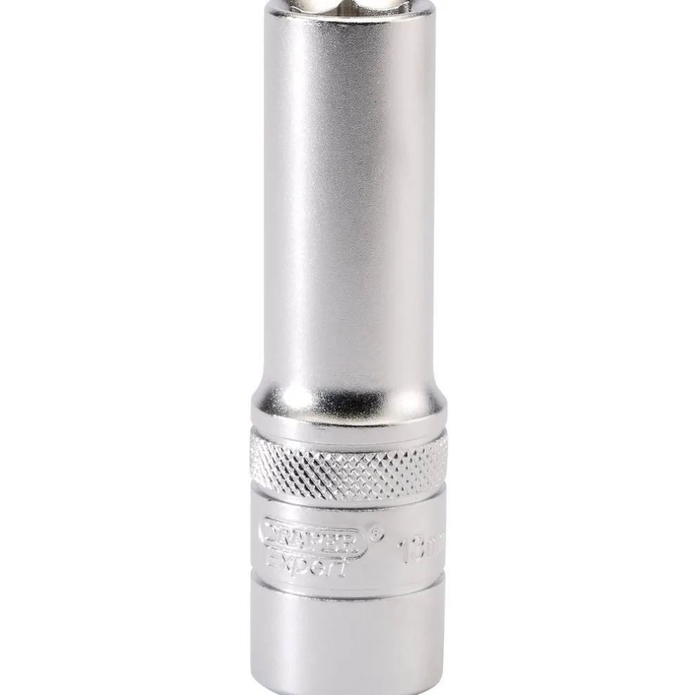 Draper Expert 6 Point Metric Deep Socket, 1/2" Sq. Dr., 13mm