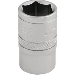 Draper Expert 6 Point Metric Socket, 3/8" Sq. Dr., 12mm