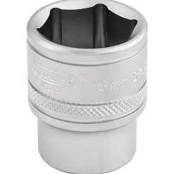 Draper Expert 6 Point Metric Socket, 3/8" Sq. Dr., 18mm