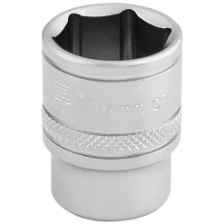 Draper Expert 6 Point Metric Socket, 3/8" Sq. Dr., 16mm