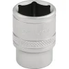 Draper Expert 6 Point Metric Socket, 3/8" Sq. Dr., 15mm