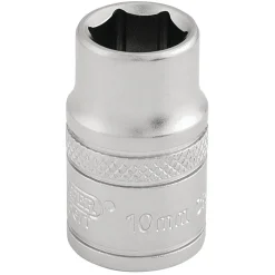 Draper Expert 6 Point Metric Socket, 3/8" Sq. Dr., 10mm