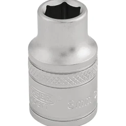 Draper Expert 6 Point Metric Socket, 3/8" Sq. Dr., 8mm