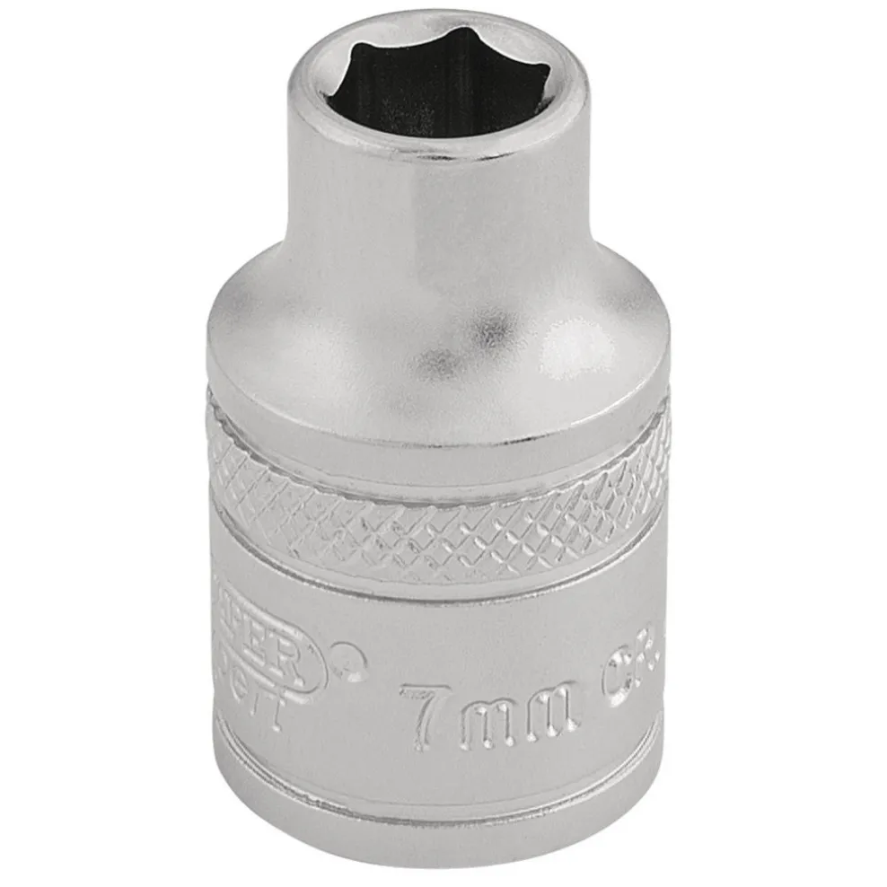 Draper Expert 6 Point Metric Socket, 3/8" Sq. Dr., 7mm
