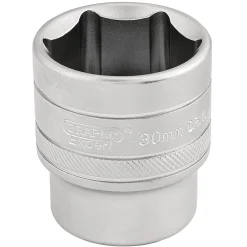 Draper Expert 6 Point Metric Socket, 1/2" Sq. Dr., 30mm