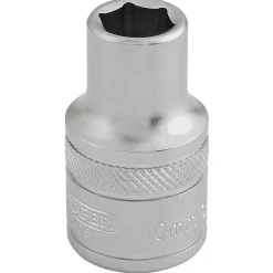 Draper Expert 6 Point Metric Socket, 1/2" Sq. Dr., 10mm