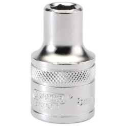 Draper Expert 6 Point Metric Socket, 1/2" Sq. Dr., 8mm