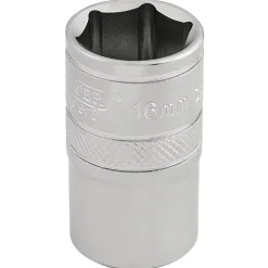 Draper Expert 6 Point Metric Socket, 1/2" Sq. Dr., 16mm