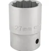 Draper Expert 12 Point Socket, 3/4" Sq. Dr., 27mm