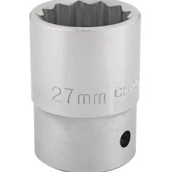 Draper Expert 12 Point Socket, 3/4" Sq. Dr., 27mm