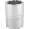 Draper Expert 12 Point Socket, 3/4" Sq. Dr., 26mm