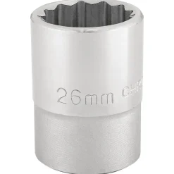 Draper Expert 12 Point Socket, 3/4" Sq. Dr., 26mm