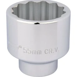 Draper Expert 12 Point Socket, 3/4" Sq. Dr., 55mm