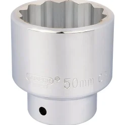Draper Expert 12 Point Socket, 3/4" Sq. Dr., 50mm