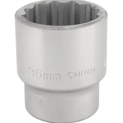 Draper Expert 12 Point Socket, 3/4" Sq. Dr., 36mm