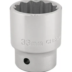 Draper Expert 12 Point Socket, 3/4" Sq. Dr., 33mm
