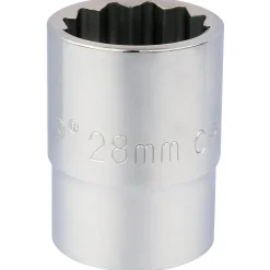 Draper Expert 12 Point Socket, 3/4" Sq. Dr., 28mm