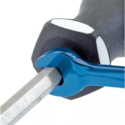 Draper Expert 'Pound Thru' Plain Slot Soft Grip Screwdriver, 6.5 x 150mm