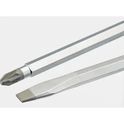 Draper Expert 'Pound Thru' Plain Slot Soft Grip Screwdriver, 6.5 x 100mm
