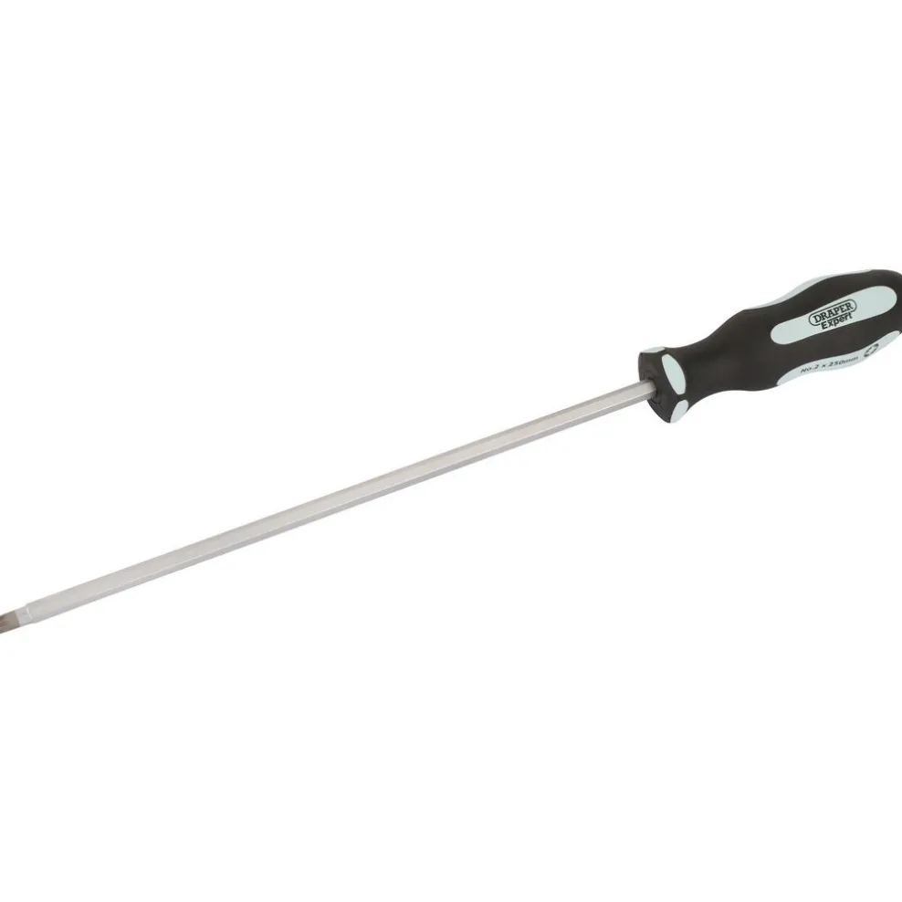 Draper Expert 'Pound Thru' PZ TYPE Soft Grip Screwdriver, No.2 x 250mm
