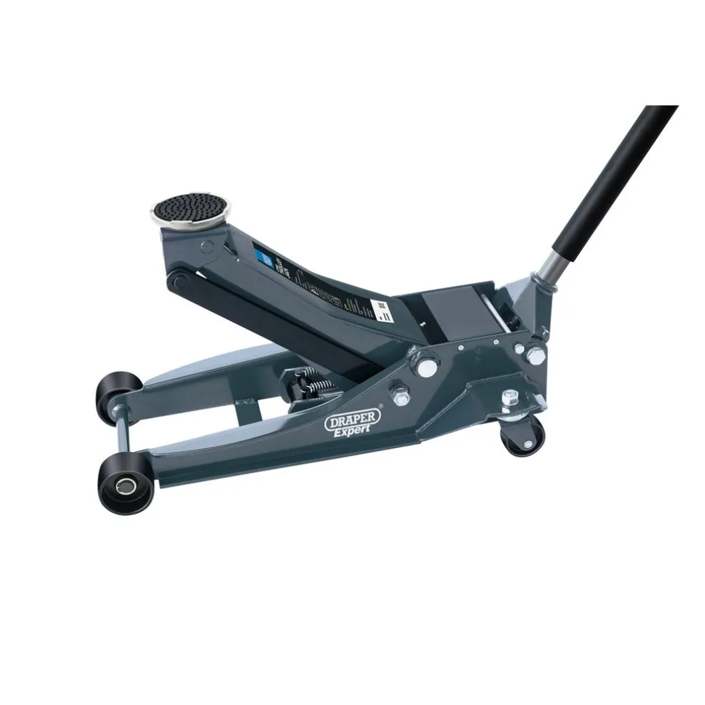 Draper Expert Professional Low Profile Garage Trolley Jack, 4 Tonne