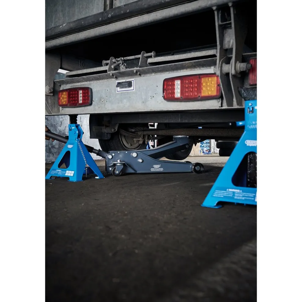 Draper Expert Professional Low Profile Garage Trolley Jack, 4 Tonne