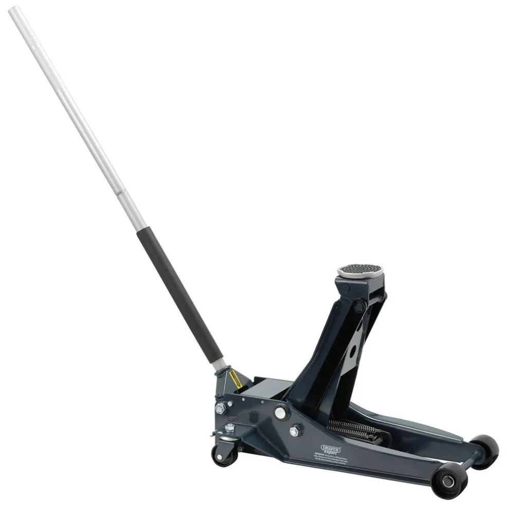 Draper Expert Professional Low Profile Garage Trolley Jack, 4 Tonne