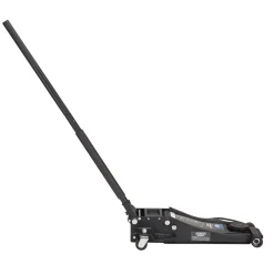 Draper Expert Professional Low Profile Fast Lift Garage Trolley Jack, 3 Tonne, Black