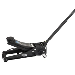 Draper Expert Professional Low Profile Fast Lift Garage Trolley Jack, 3 Tonne, Black