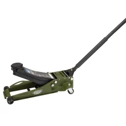 Draper Expert Professional Low Profile Fast Lift Garage Trolley Jack, 3 Tonne, Green
