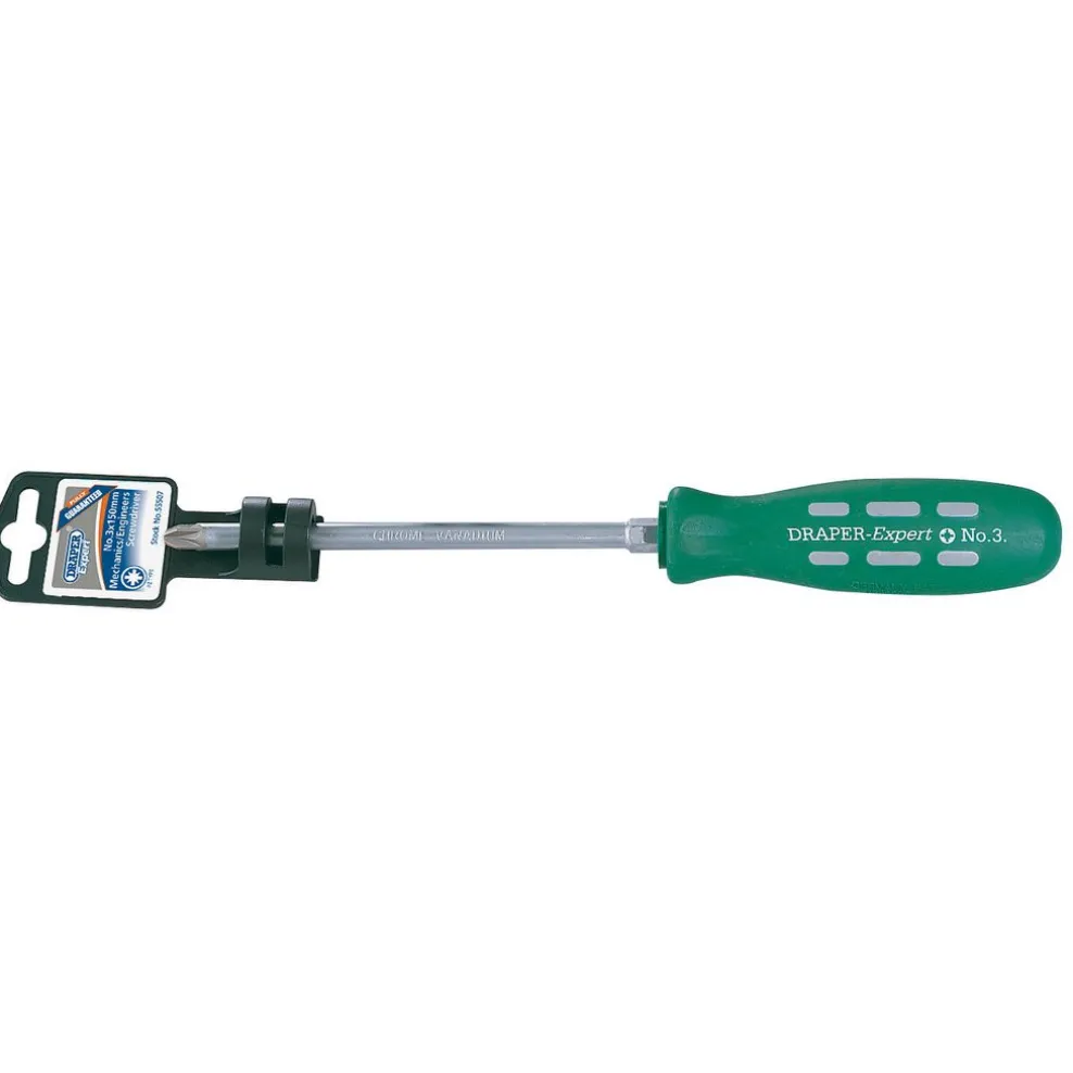 Draper Expert PZ Type Mechanics Screwdriver, No.3 x 150mm