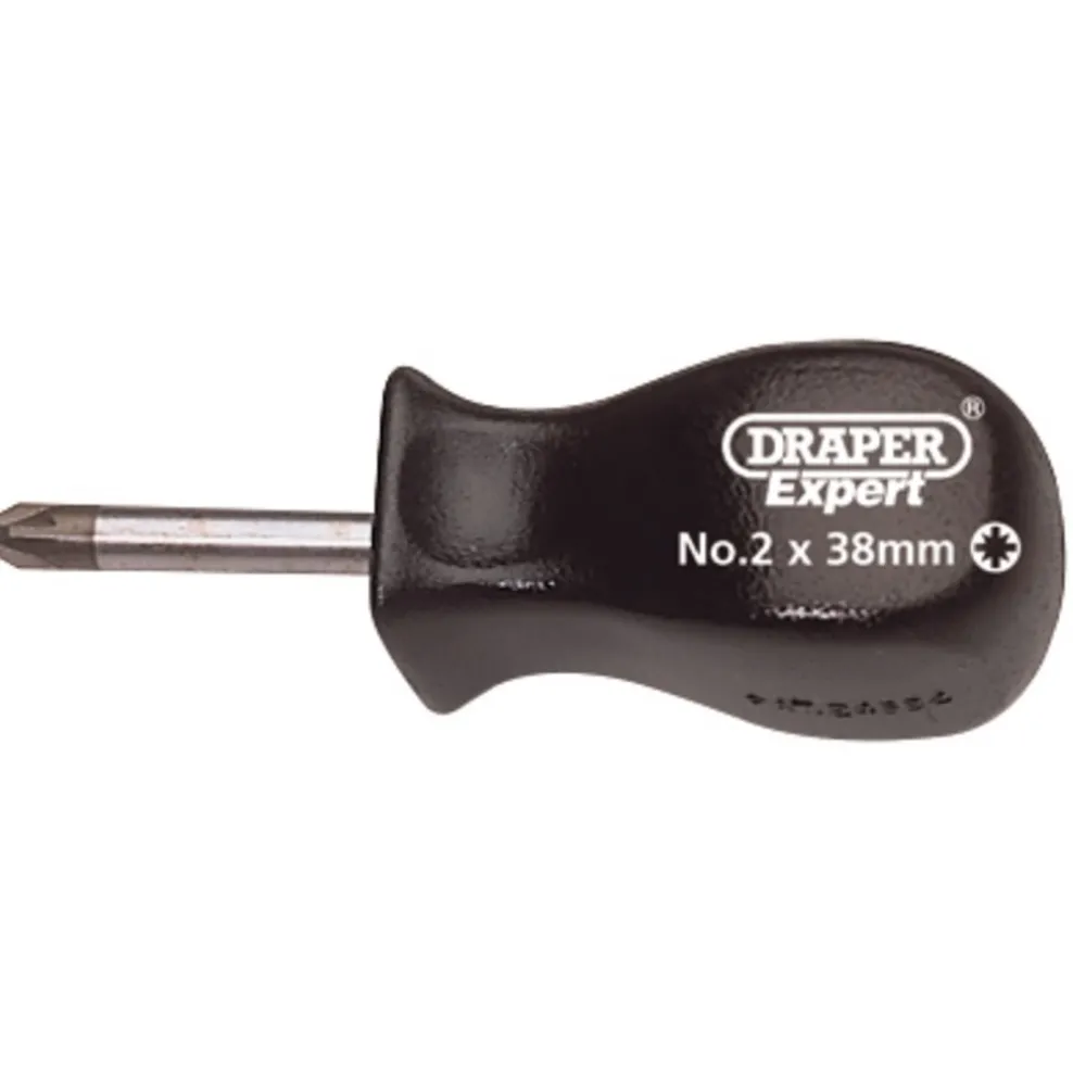 Draper Expert PZ Type Mechanics Screwdriver, No.2 x 38mm