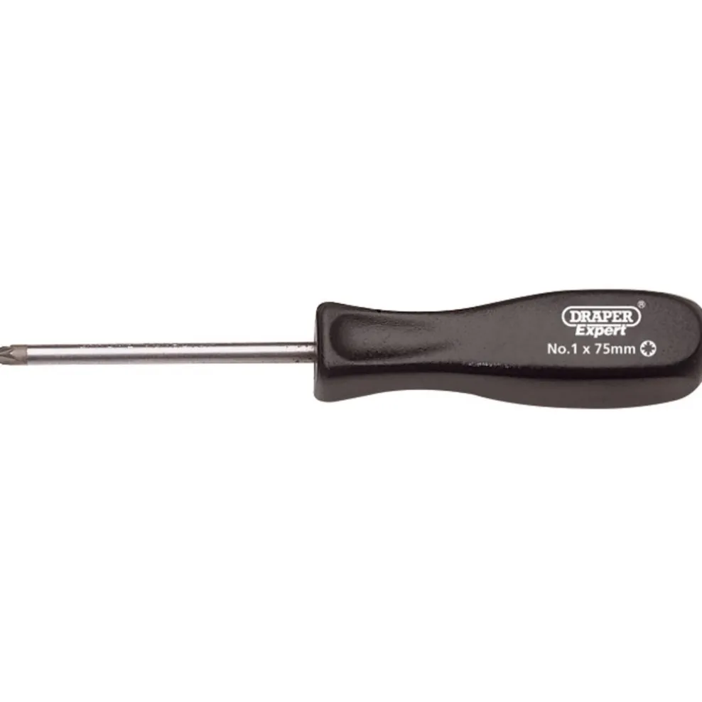 Draper Expert PZ Type Mechanics Screwdriver, No.1 x 75mm