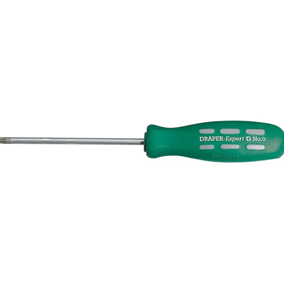Draper Expert PZ Type Mechanics Screwdriver, 75mm, No.0 (Sold Loose)