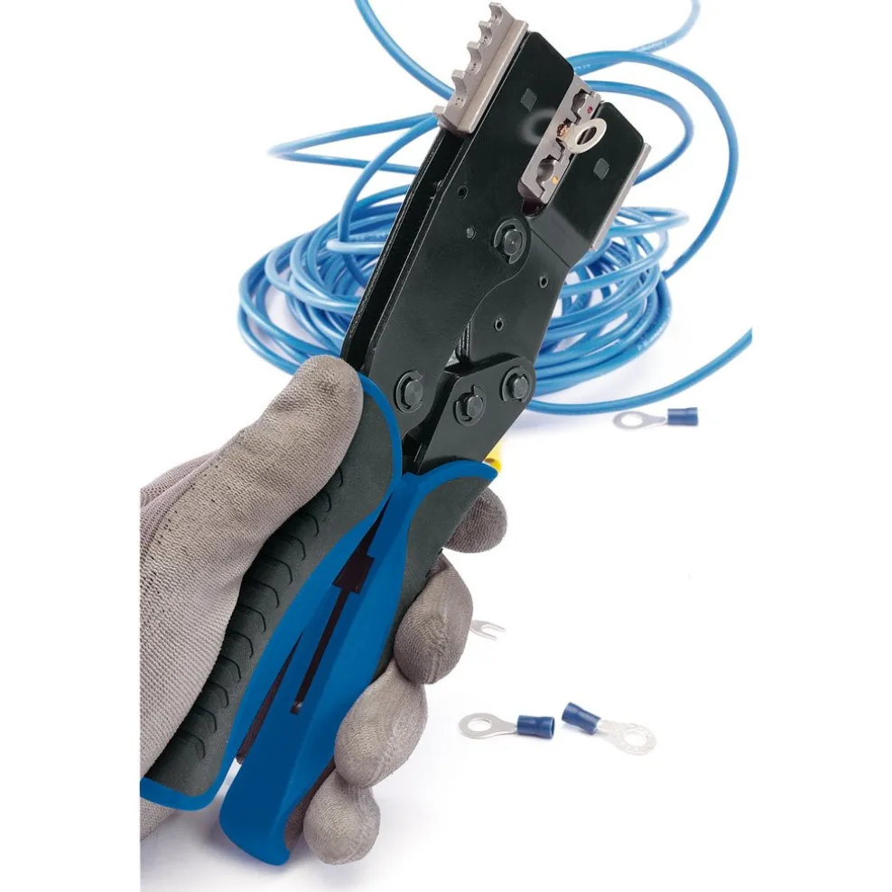 Draper Expert Quick Change Ratchet Action Crimping Tool, 220mm