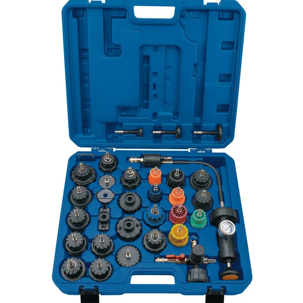 Draper Expert Radiator and Cap Pressure Test Kit (32 Piece)