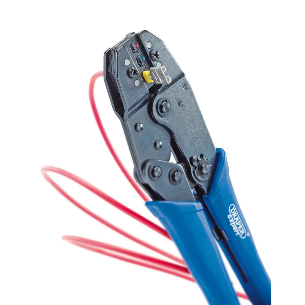 Draper Expert Ratchet Action Terminal Crimping Tool, 220mm